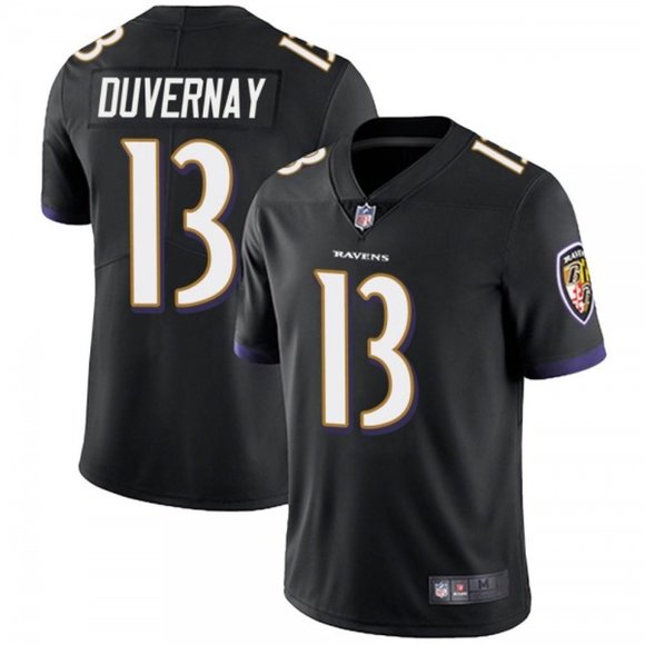 Baltimore Ravens #13 Devin Duvernay Black Vapor Untouchable Limited Jersey