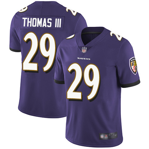 Baltimore Ravens #29 Earl Thomas Purple Vapor Untouchable Limited Jersey