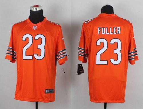 Bears #23 Kyle Fuller Orange Alternate Stitched Limited Nike Jersey