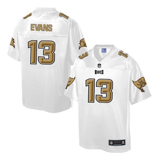 Buccaneers #13 Mike Evans White Pro Line Fashion Game Nike Jersey