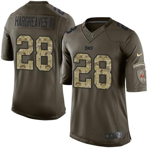 Buccaneers #28 Vernon Hargreaves III Green Stitched Limited Salute To Service Nike Jersey
