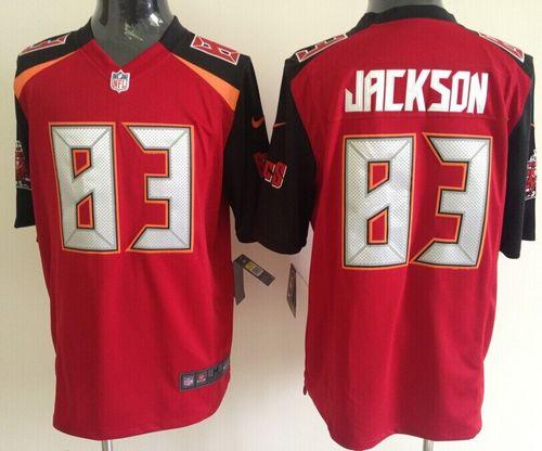 Buccaneers #83 Vincent Jackson Red Team Color Stitched New Game Nike Jersey