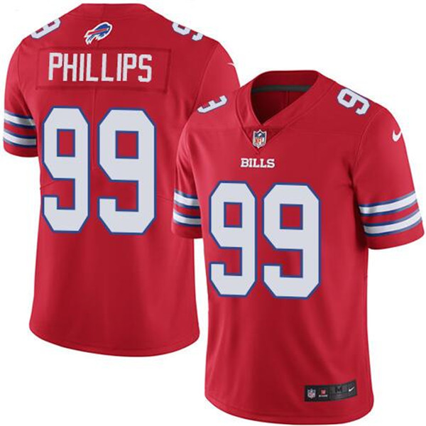 Buffalo Bills #99 Harrison Phillips Red Vapor Untouchable Limited Stitched Jersey