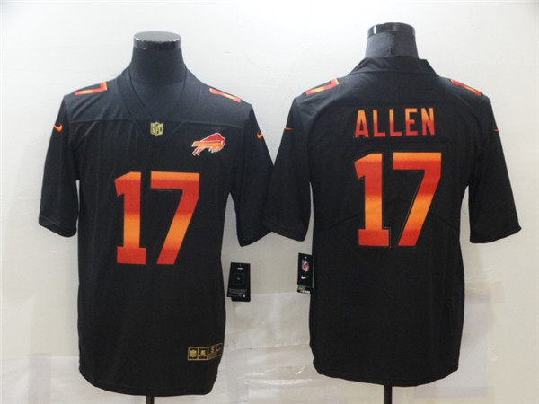Buffalo Bills #17 Josh Allen 2020 Black Fashion Limited Stitched Jersey