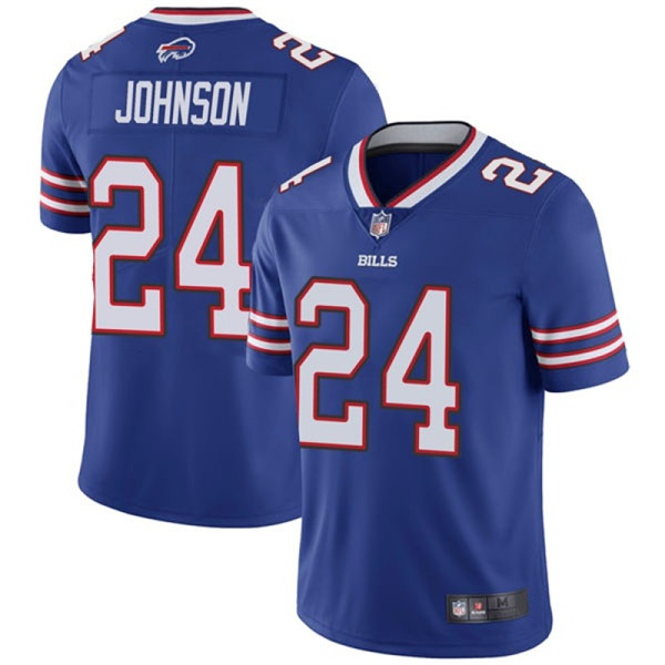 Buffalo Bills #24 Taron Johnson Blue Vapor Untouchable Limited Stitched Jersey