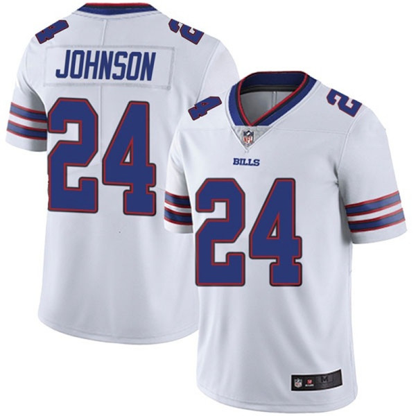 Buffalo Bills #24 Taron Johnson White Vapor Untouchable Limited Stitched Jersey