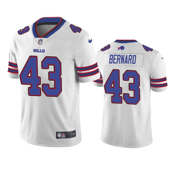 Buffalo Bills #43 Terrel Bernard White Vapor Untouchable Limited Stitched Jersey