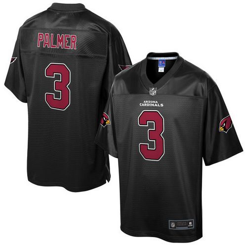 Cardinals #3 Carson Palmer Black Pro Line Black Reverse Fashion Game Nike Jersey