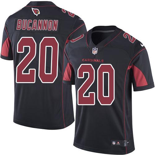 Cardinals #20 Deone Bucannon Black Stitched Limited Rush Nike Jersey