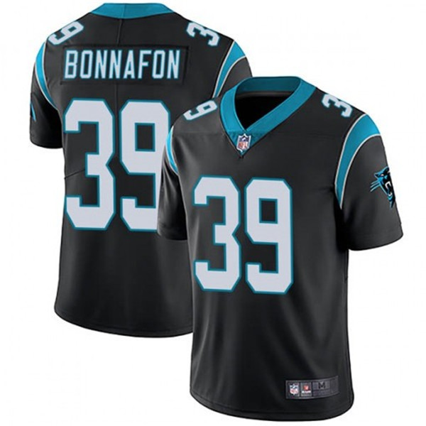 Carolina Panthers #39 Reggie Bonnafon Black Vapor Untouchable Limited Stitched Jersey