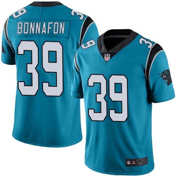 Carolina Panthers #39 Reggie Bonnafon Blue Vapor Untouchable Limited Stitched Jersey
