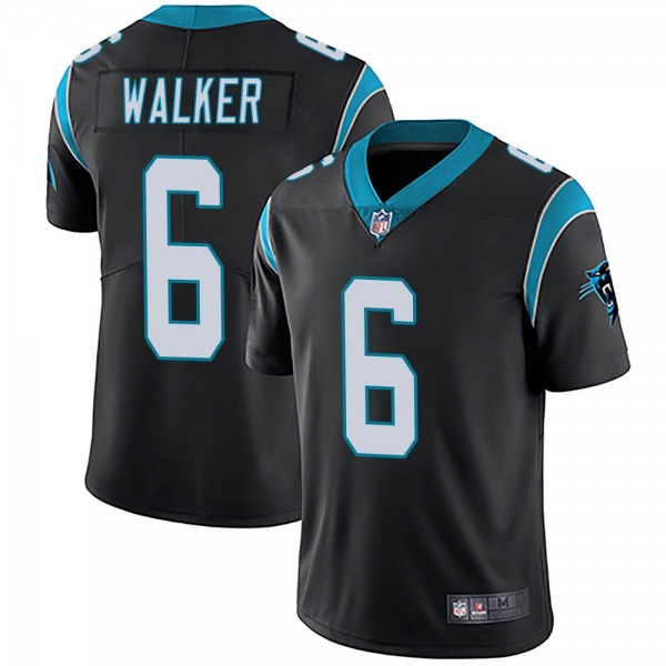 Carolina Panthers #6 P.J. Walker Black Vapor Untouchable Limited Stitched Jersey