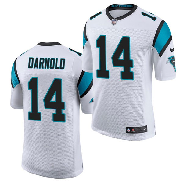 Carolina Panthers #14 Sam Darnold White Vapor Untouchable Limited Stitched Jersey
