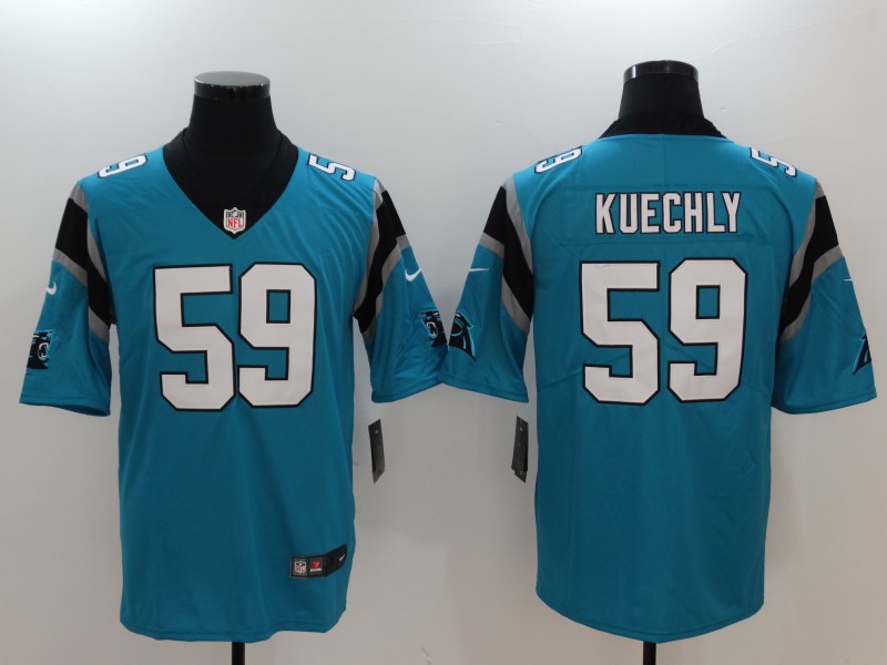 Carolina Panthers #59 Luke Kuechly Blue Vapor Untouchable Player Limited Jersey
