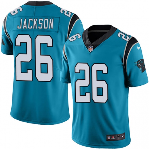 Carolina Panthers #26 Donte Jackson Blue Vapor Untouchable Limited Stitched Jersey