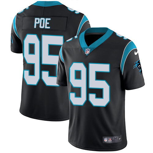 Carolina Panthers #95 Dontari Poe Black Vapor Untouchable Limited Stitched Jersey