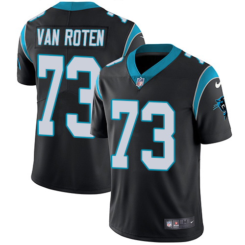 Carolina Panthers #73 Greg Van Roten Black Vapor Untouchable Limited Stitched Jersey