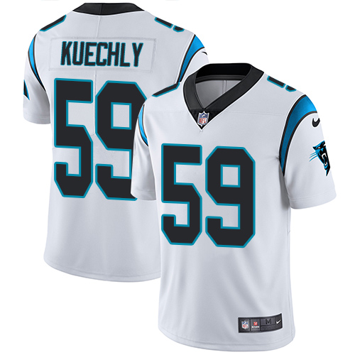 Carolina Panthers #59 Luke Kuechly White Vapor Untouchable Player Limited Jersey