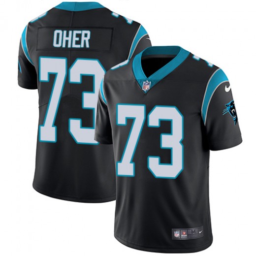 Carolina Panthers #73 Michael Oher Black Vapor Untouchable Limited Stitched Jersey