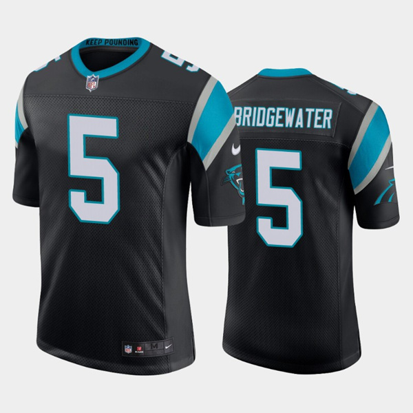 Carolina Panthers #5 Teddy Bridgewater Black Vapor Untouchable Limited Jersey