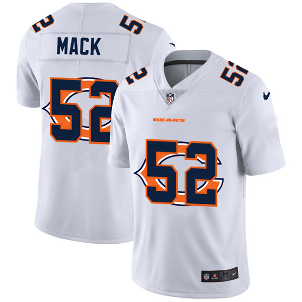 Chicago Bears #52 Khalil Mack White Stitched Jersey