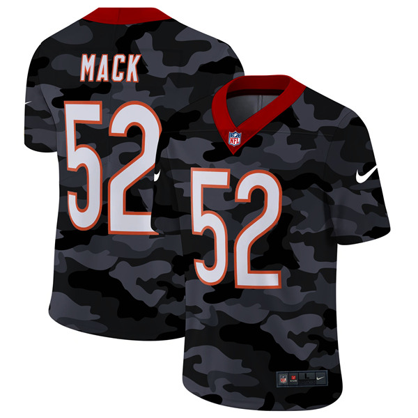 Chicago Bears #52 Khalil Mack 2020 Camo Limited Stitched Jersey