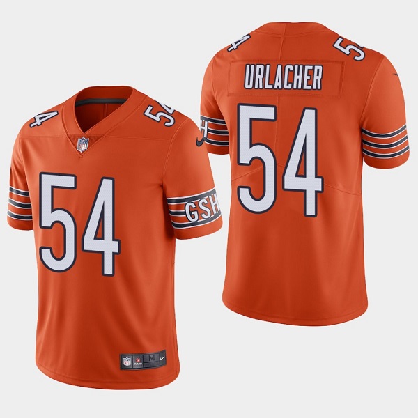 Chicago Bears #54 Brian Urlacher Orange Vapor Untouchable Limited Stitched Baseball Jersey