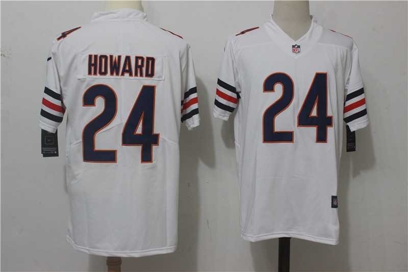 Chicago Bears #24 Jordan Howard White Stitched Vapor Untouchable Limited Nike Jersey