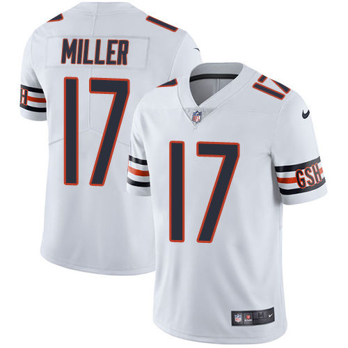 Chicago Bears#17 Anthony Miller White Vapor Untouchable Limited Stitched Jersey