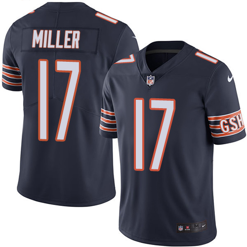 Chicago Bears#17 Anthony Miller Navy Blue Vapor Untouchable Limited Stitched Jersey