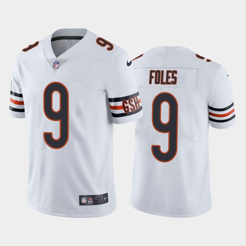 Chicago Bears #9 Nick Foles White Vapor Untouchable Limited Stitched Jersey