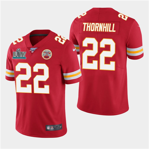 Chiefs #22 Juan Thornhill Red Super Bowl LIV Vapor Untouchable Limited Stitched Jersey