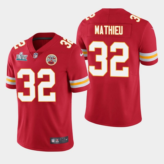 Chiefs #32 Tyrann Mathieu Red Super Bowl LIV Vapor Untouchable Limited Stitched Jersey