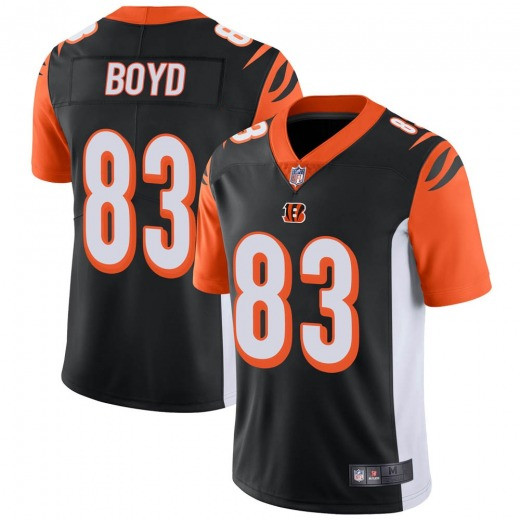 Cincinnati Bengals #83 Tyler Boyd Black Vapor Untouchable Limited Stitched Jersey