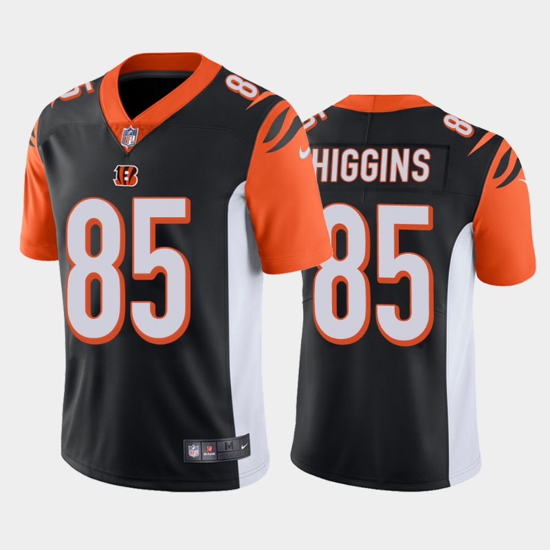 Cincinnati Bengals #85 Tee Higgins Black Vapor Untouchable Limited Stitched Jersey