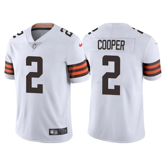 Cleveland Browns #2 Amari Cooper White Vapor Untouchable Limited Stitched Jersey