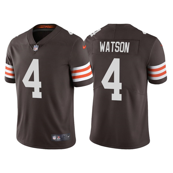 Cleveland Browns #4 Deshaun Watson Brown Vapor Untouchable Limited Stitched Jersey
