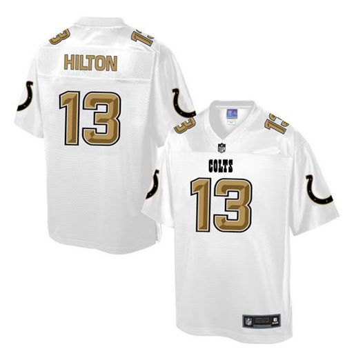 Colts #13 T.Y. Hilton White Pro Line Fashion Game Nike Jersey