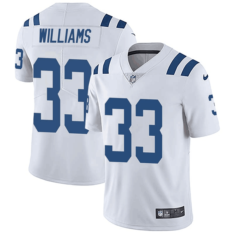 Colts #33 Jonathan Williams White Vapor Untouchable Limited Stitched Jersey