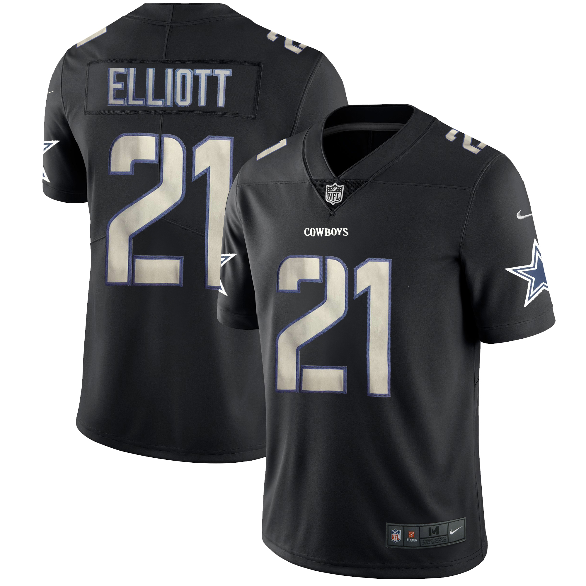 Cowboys #21 Ezekiel Elliott 2018 Impact Limited Stitched Jersey