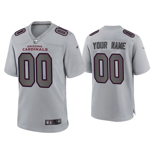 Arizona Cardinals Customized Custom Gray Atmosphere Fashion Stitched Game Jersey