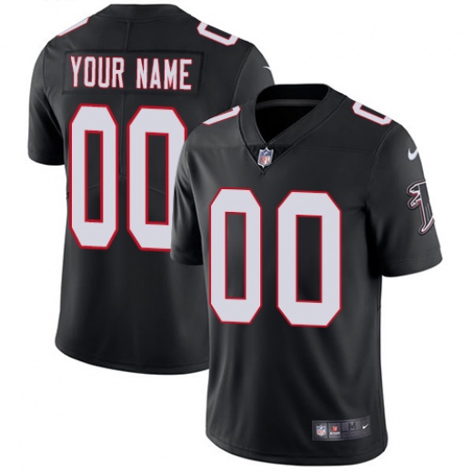 Atlanta Falcons Customized Black Team Color Vapor Untouchable Limited Stitched NFL Jersey