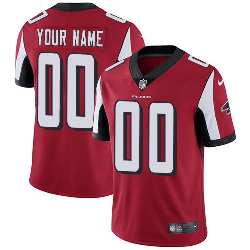 Atlanta Falcons Customized Red Team Color Vapor Untouchable Limited Stitched NFL Jersey