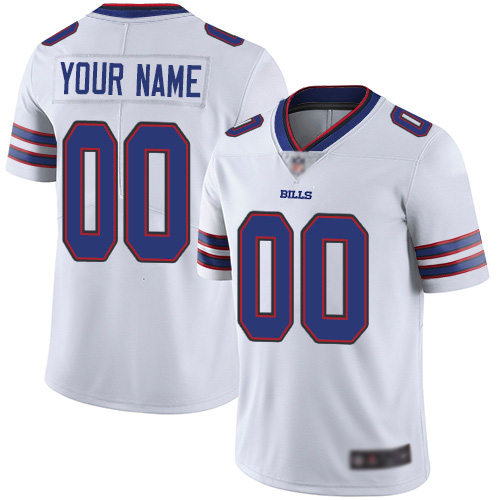 Buffalo Bills Customized White Team Color Vapor Untouchable Limited Stitched NFL Jersey