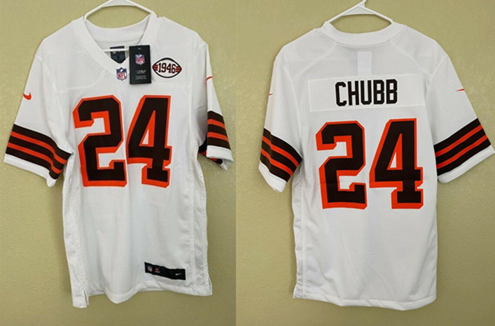 Cleveland Browns Customized 2020 White Stitched Jersey