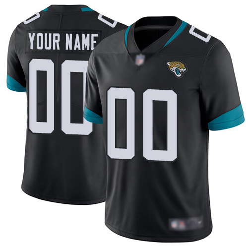 Jacksonville Jaguars Customized Black Team Color Vapor Untouchable Limited Stitched NFL Jersey