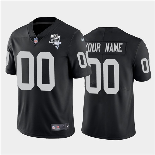 Las Vegas Raiders Black Customized 2020 Inaugural Season Vapor Limited Stitched NFL Jersey