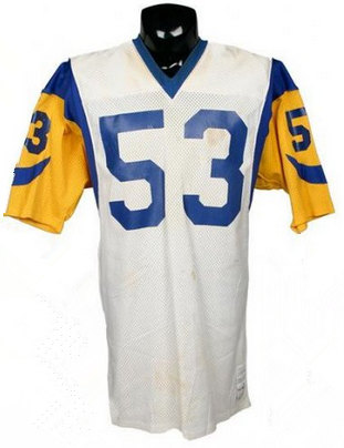 Los Angeles Rams Customized White Stitched Baseball Jersey