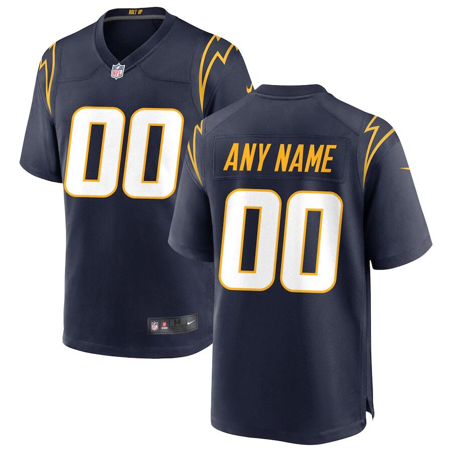 Los Angeles Chargers Customized 2020 Navy Vapor Untouchable Stitched Limited Jersey