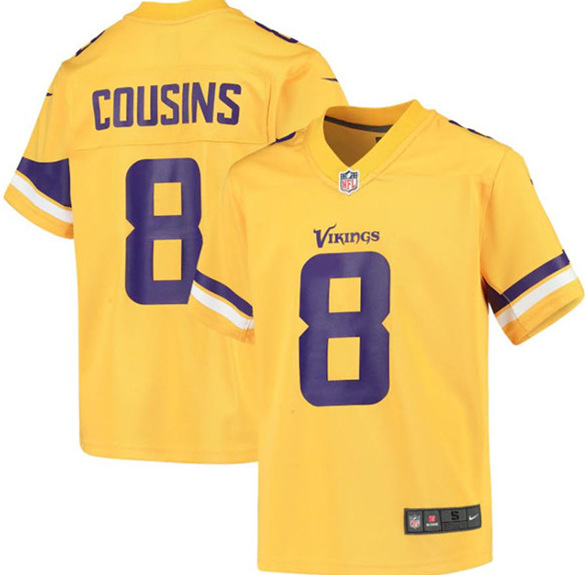 Minnesota Vikings Customized Yellow Stitched NFL Jersey